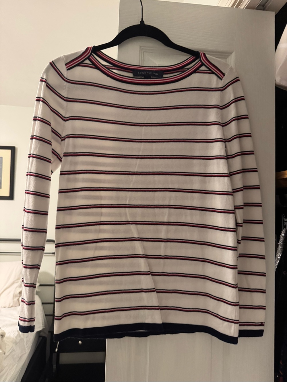 Tommy Hilfiger Striped Crew Neck Sweater